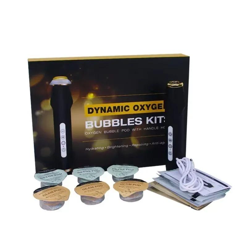 

НОВЕЙШАЯ Портативная CO2 Кислородная Пузырьковая Ручка Эксфолиация Баланс Сыворотка Массажер для Лица Высокочастотная Вибрация Уход за Кожей Косметологический Аппарат