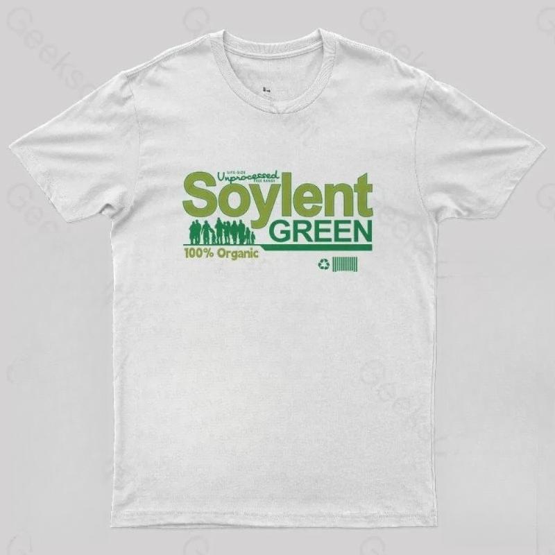 

Soylent Green Geek TShirt Cotton Oversized Vintage New SpringSummer Arrivals Regular Fit Casual 4XL
