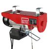 Electric Winch Hoist 1200W 39.4FT Lifting Height 350kg Load Galvanized Steel Cable with Remote Control for Dock Ceiling Loft