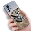 Moto Cross Motorcycle Sports Phone Case For Xiaomi Mi A2 8 9 SE Note 10 10T 11 12 Lite 9T 11T 12S 12T Pro A3 6X 12X Black Cover