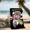 Customizable personalized beach towels Arale Norimaki themed designs.Suitable for the beach, yoga, sports;ideal as beach accessories