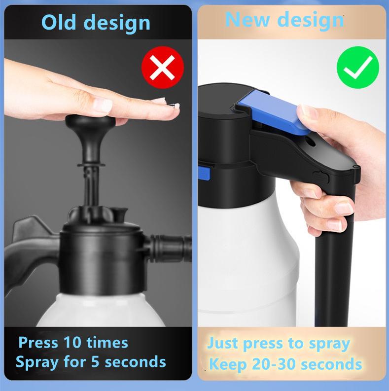 Portable Water Sprayer 1.5L Automatic Foam Lance Water Sprayer