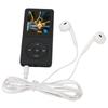 MP3-Player, 8 GB Tragbarer MP3/MP4-Player mit FM-Radio, Diktiergerät, E-Book, HiFi Lossless Sound, 30 Stunden Wiedergabezeit (Schwarz)