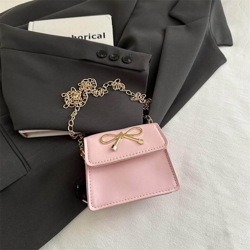 Simple Bow Saddle Bag Women's New Spring and Summer Temperament Shoulder Bag Personalized Fashion Shoulder Messenger Bag