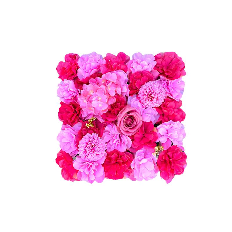 

1PC Модний весільний фон Домашній декор Штучна квітка Квіткова стіна Штучні троянди 3D