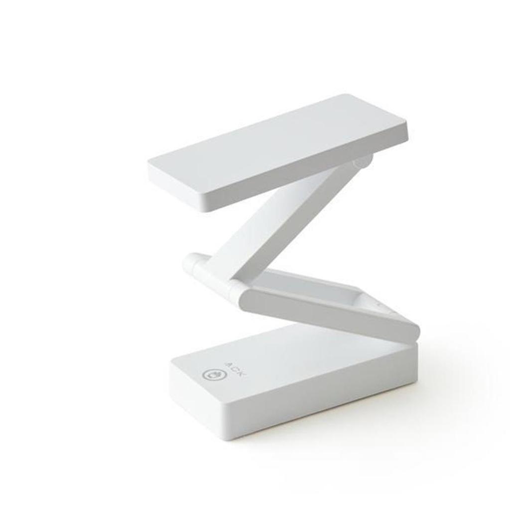 ACK AF1110019 Lampă de masă pliabilă reîncărcabilă albă