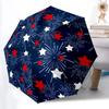 1pc Fireworks Stars Automatic Open/Close Umbrella, Portable Folding Umbrella, Compact Travel Umbrella For085
