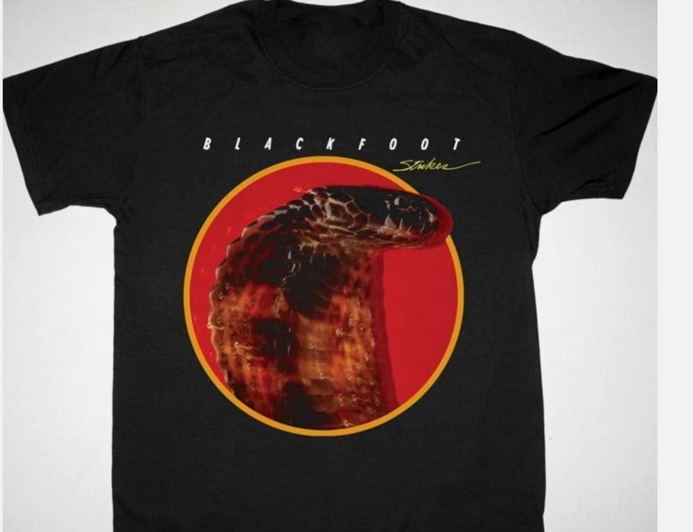 

Футболка группы Blackfoot Черная Унисекс Футболка Все размеры от S до 4XL XL