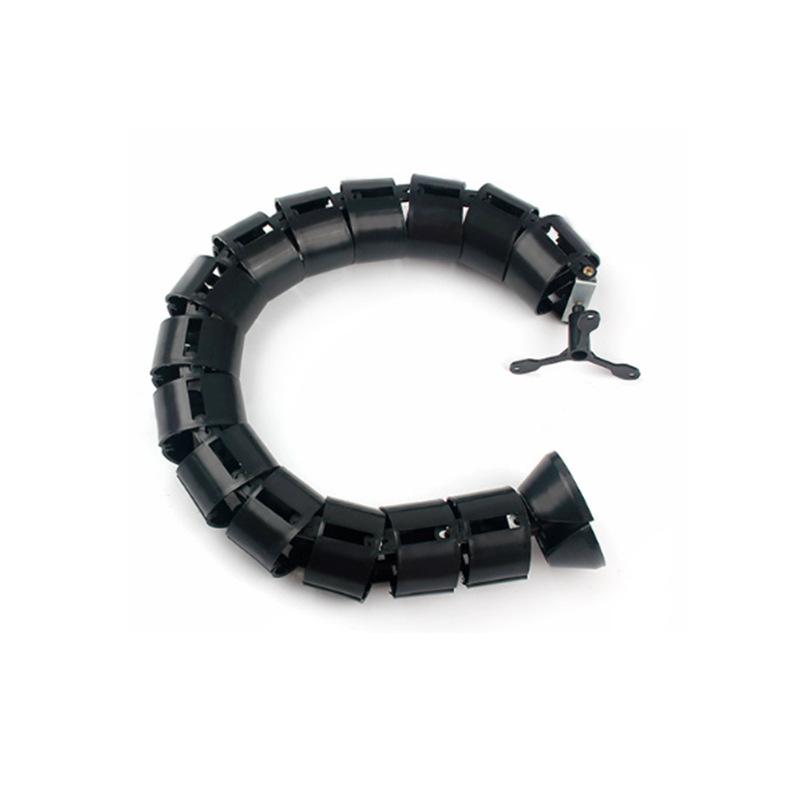 Office Desk Snake Threading Tube: Conference Table Lifting with Hidden Wire Management for Round/Square Cable Organization.