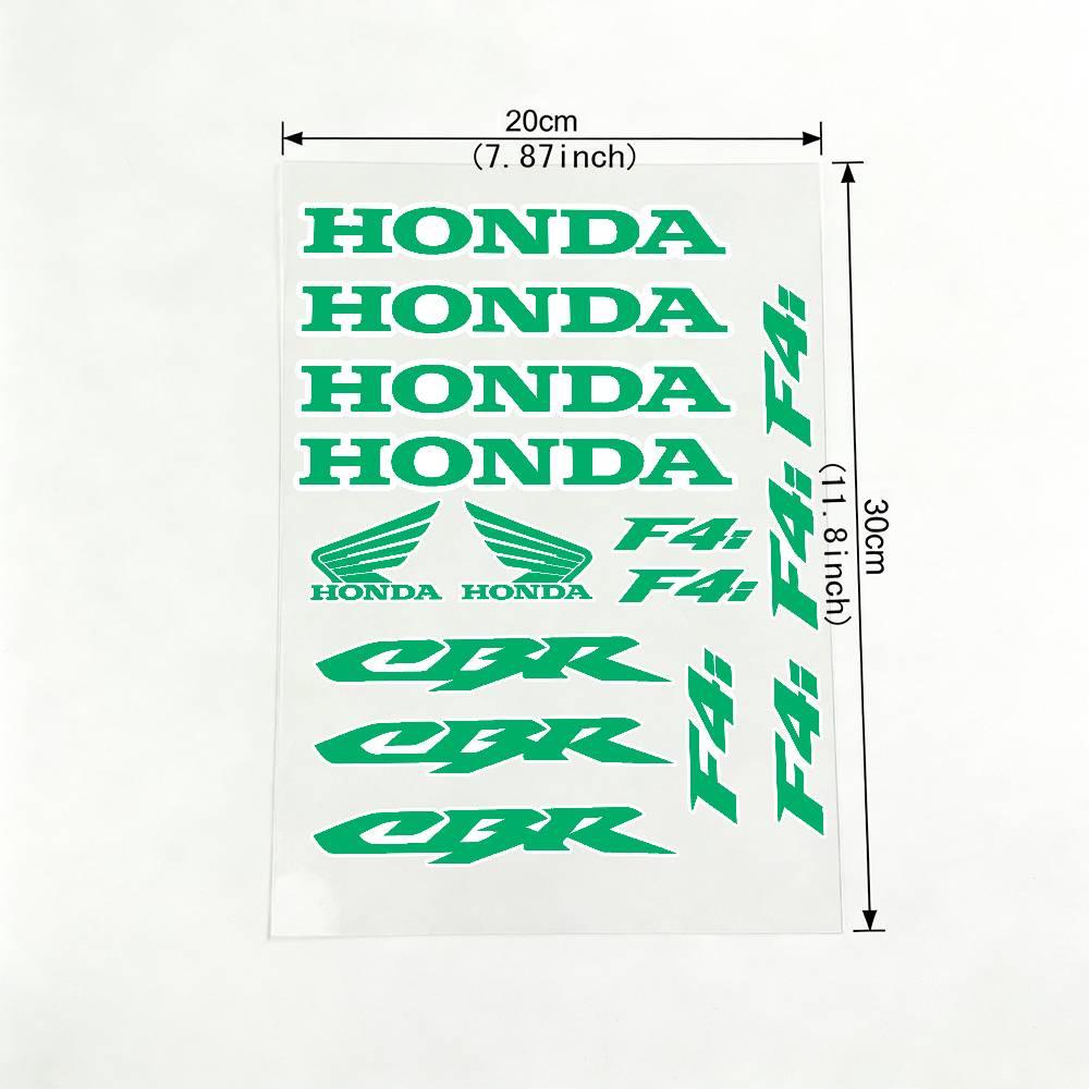 For HONDA CBR F4i 18 Colors Motorcycle Reflective Stickers Waterproof Decals For Helmet Scooter Fuel Tank Toolbox Racing XL0