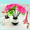 Faux Lotus Pond Flower Decoration With Handmade Craft For Garden And Indoor Display