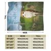 Hello Meowl CatOwl  Blanket Flannel Decoration  Multi-function Ultra-Soft Throw Blankets for Bed Couch Bedding Throws