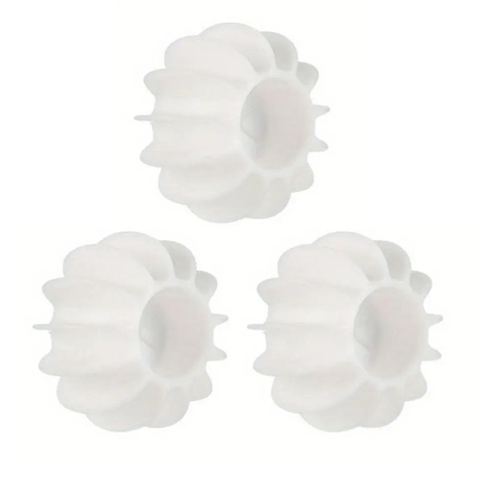 

3pcs Mini Laundry Balls Anti-tangle Silicone Washing Balls Reusable Clothes Hair Cleaning Tool Pet Hair Remover Washing Machine