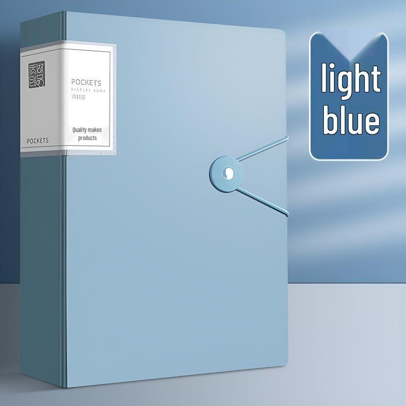 A4 Transparent Insert Pocket File for Office and Medical Record Organization