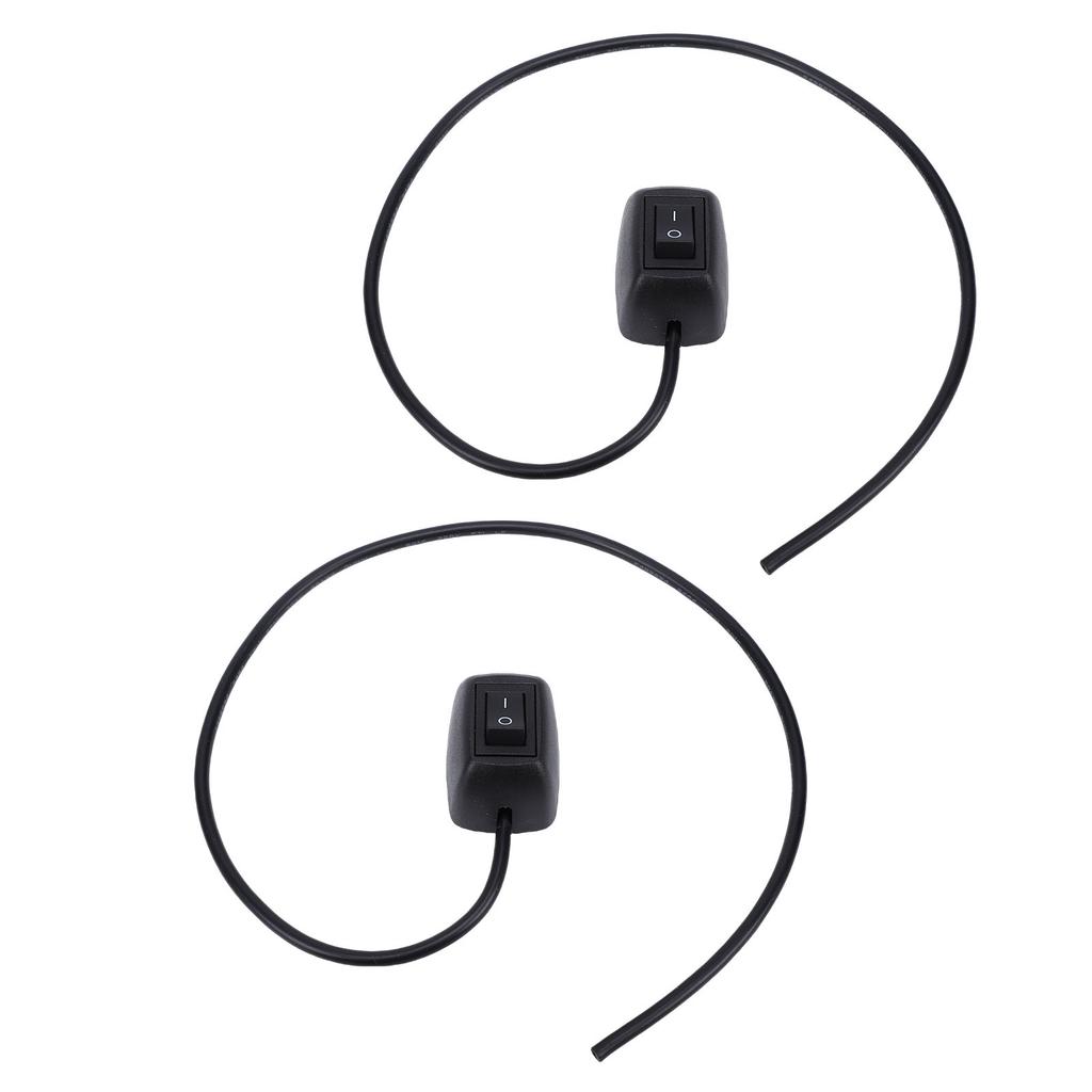 Paste Type Car Push Button Switch Surface Mount Automotive On Off Switch for Various Lamp 2pcs