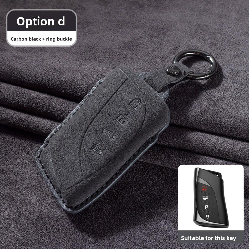 Premium Suede Key Cover for Lexus ES300H NX260 UX LS500 Car Keys Durable and Stylish