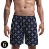 Men's casual shorts, men's shorts 2025 model, featuring tree branch and leaf patterns