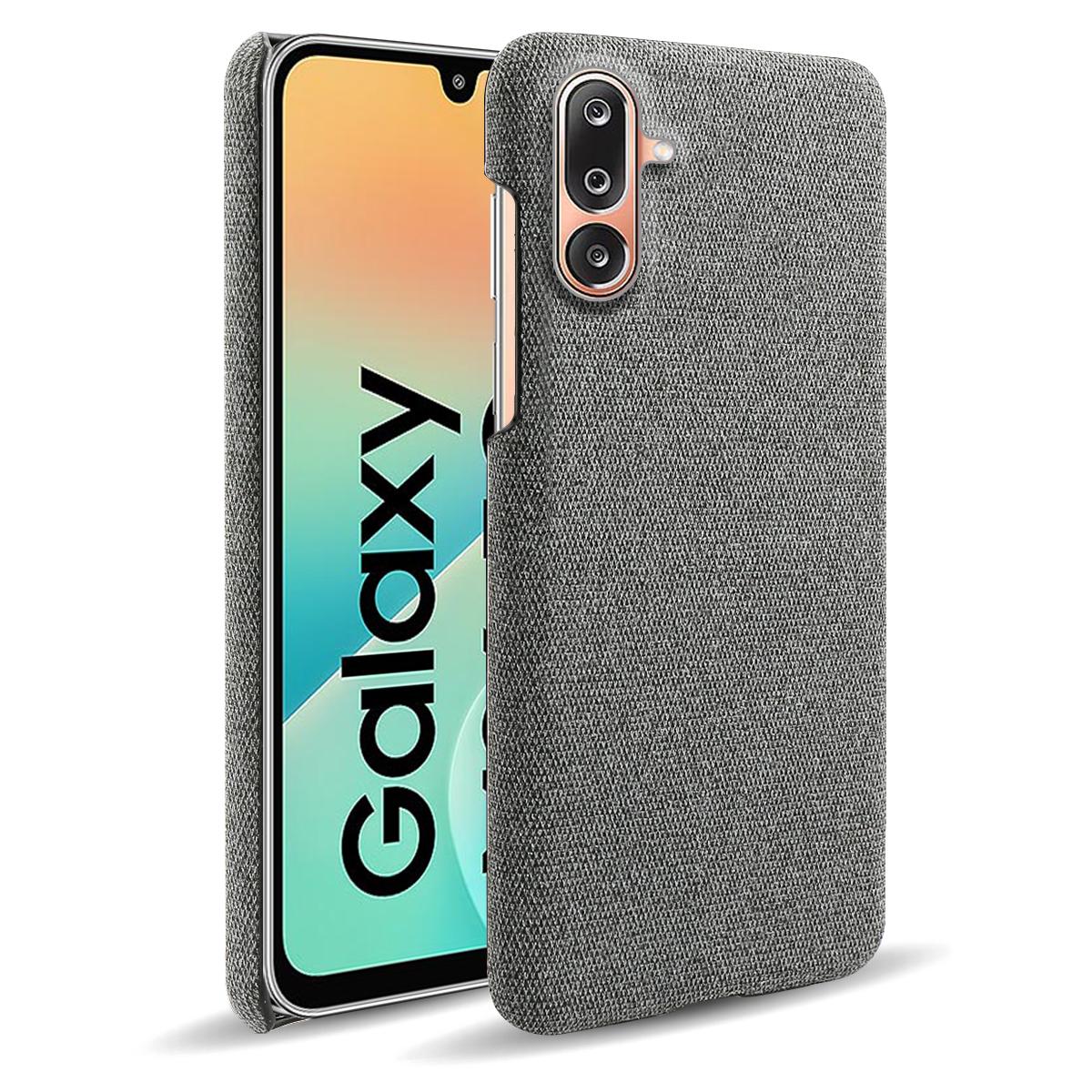 

For Samsung Galaxy M36 5G Phone Case Cloth Texture Anti-Scratch Protective PC Back Cover