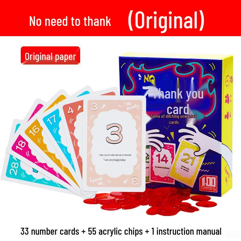 No Thanks! Family Card Game – A Fun, Strategic Game for Gatherings