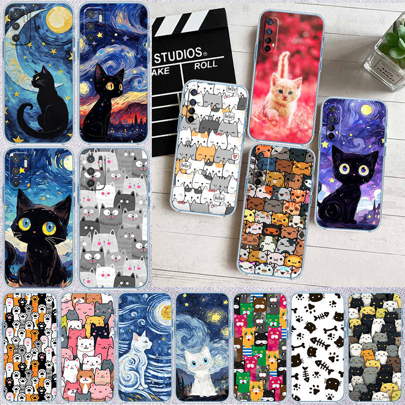 JO9 Kočka Kotě Mňau Pouzdro na telefon pro Motorola G34 G32 G31 G14 G84 G62 E32 G24 G72 G71 G73 G85 G200 G60S G60 G52 G51 G50 G42 G41 G32 G30