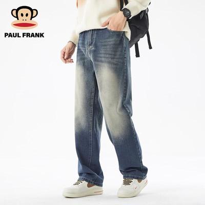 Men's American Retro Loose Straight-Leg Jeans