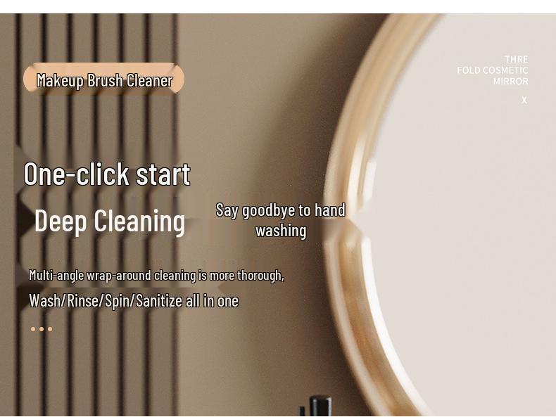 Rechargeable Electric Makeup Brush Cleaner & Quick Dryer