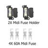 Voltage Sensitive Split Charge Relay Set 12V AMP VSR 110Amp for Camper Car RV Yacht Steamer Smart 2 Battery Bank Isolator Charge