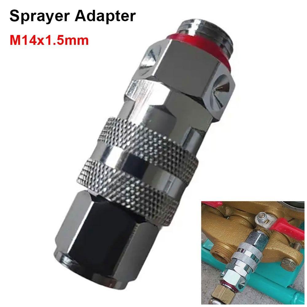 1Pcs M14x1.5mm Quick Connection Fitting Stainless Steel Sprayer Connector for Enhances Water Flows