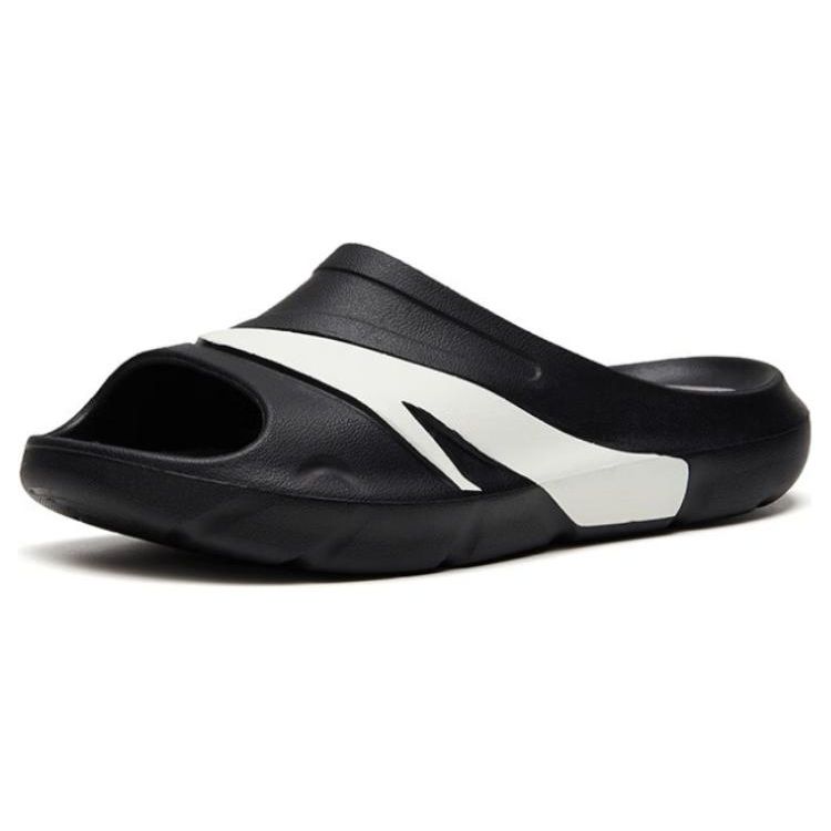 Anta C37 Series Soft Sole Comfortable Non-Slip Slide Sandals Men Footwear Black 912428592-1