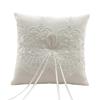 Coussin Porte-Anneaux en Dentelle de Mariage pour Fêtes et Célébrations de Mariage Coussin Exquis Porte-Alliances Nœuds