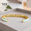 Bracciale Semplice di Alta Gamma Anche Questo Passerà Bracciale a Braccialetto con Mantra, Regolabile Inciso Motivazionale Comodo Braccialetto da Polso Informazioni Nascoste