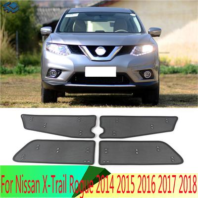 Middle Screening Mesh Front Grille Mesh For Nissan X-Trail Rogue 2014-2018 Front Grille Net Cover Stainless Steel Accessories