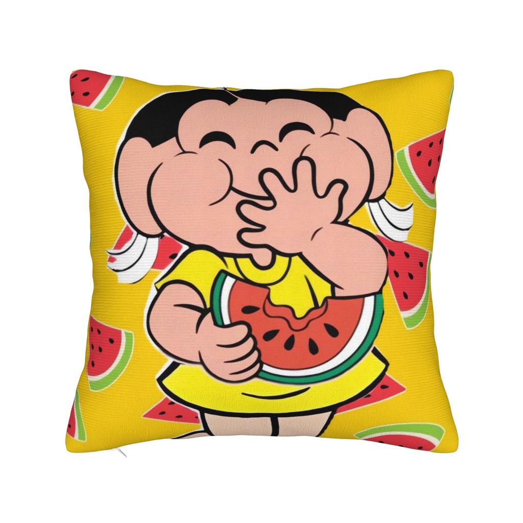Cute Cartoon Magali Pillow Cover Retro Trendy Pillow Case For Office Car Home Decor Square Cushion Cover Gift Idea