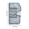 Vintage Aircraft Pattern Long Wallet Multi Slot Portable Purse for Daily Use