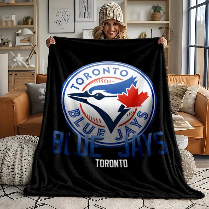 Blue Jays Academy Ultra Soft Flannel Throw Blanket Warm Cozy Blanket for Bed Couch or outdoor best gift