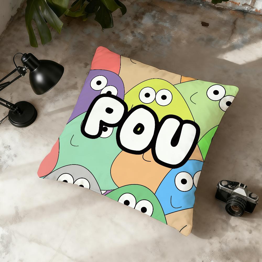 

Hot Game My Pet Alien P-Pou cushion cover Home Office Convenient Nordic Simplicity Hit With Zipper Cushion Cover 30cmx30cm
