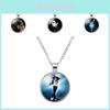 Premium Michael Jackson Tijdsteen Hanger Ketting Met O-schakel Ketting Ontwerp