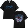 Rapper RVFV EL TIBVRON Tour 2025 Merch TShirt Mens Women Retro High Quality Fashion Tshirts Hip Hop Oversized Cotton T Shirt