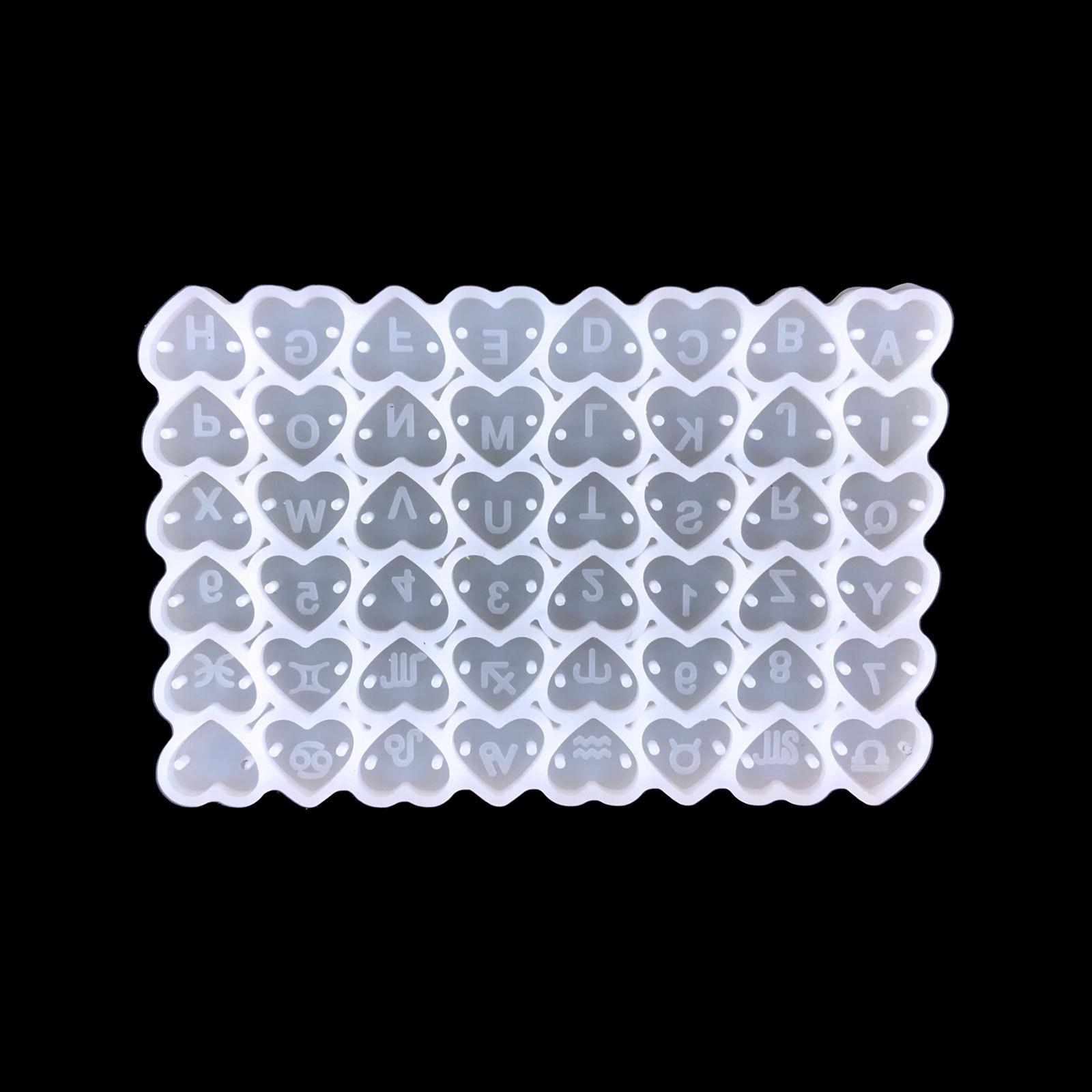 

Серьги в форме буквы в форме сердца, форма из смолы, созвездие, бабочка, число, ювелирные изделия, браслет, ожерелье, кулон, форма из эпоксидной смолы