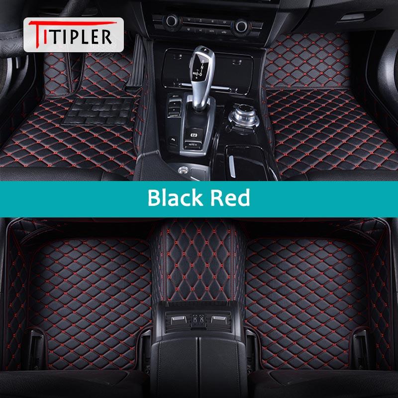 

TITIPLER Custom Car Floor Mats For VW TROC T-ROC Auto Carpets Foot Coche Accessorie 2017-2023 TROC