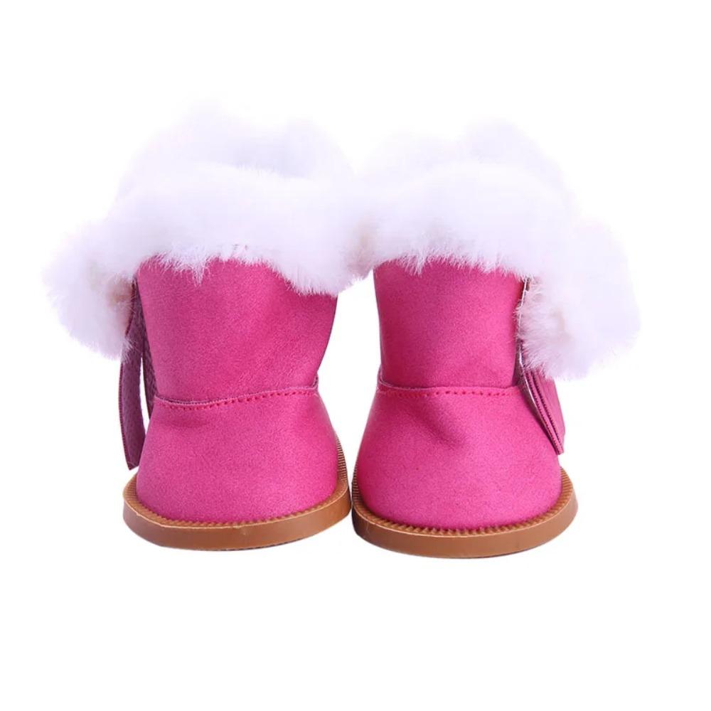 4Pcs Doll Clothes Skirts Vests Boots,Cute Daily Autumn/Winter Set For 43CM Baby Doll&18Inch American Doll Accessories,Girl Toys