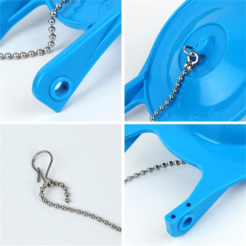 2Pcs Bathroom Drain Tank Water Saver Home Seal Tank Flapping Cover 3inch Universals Toilet Stoppers Flapper Enduring