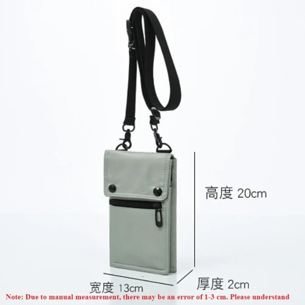 Men Travel Hanging Neck Passport Bag Women Waterproof Nylon Credit ID Card Package Portable Multifunction Money Ticket Wallet