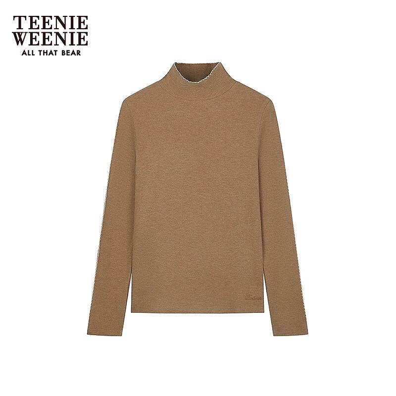 Teenie Weenie Women's Winter Mock Neck Long Sleeve T-Shirt