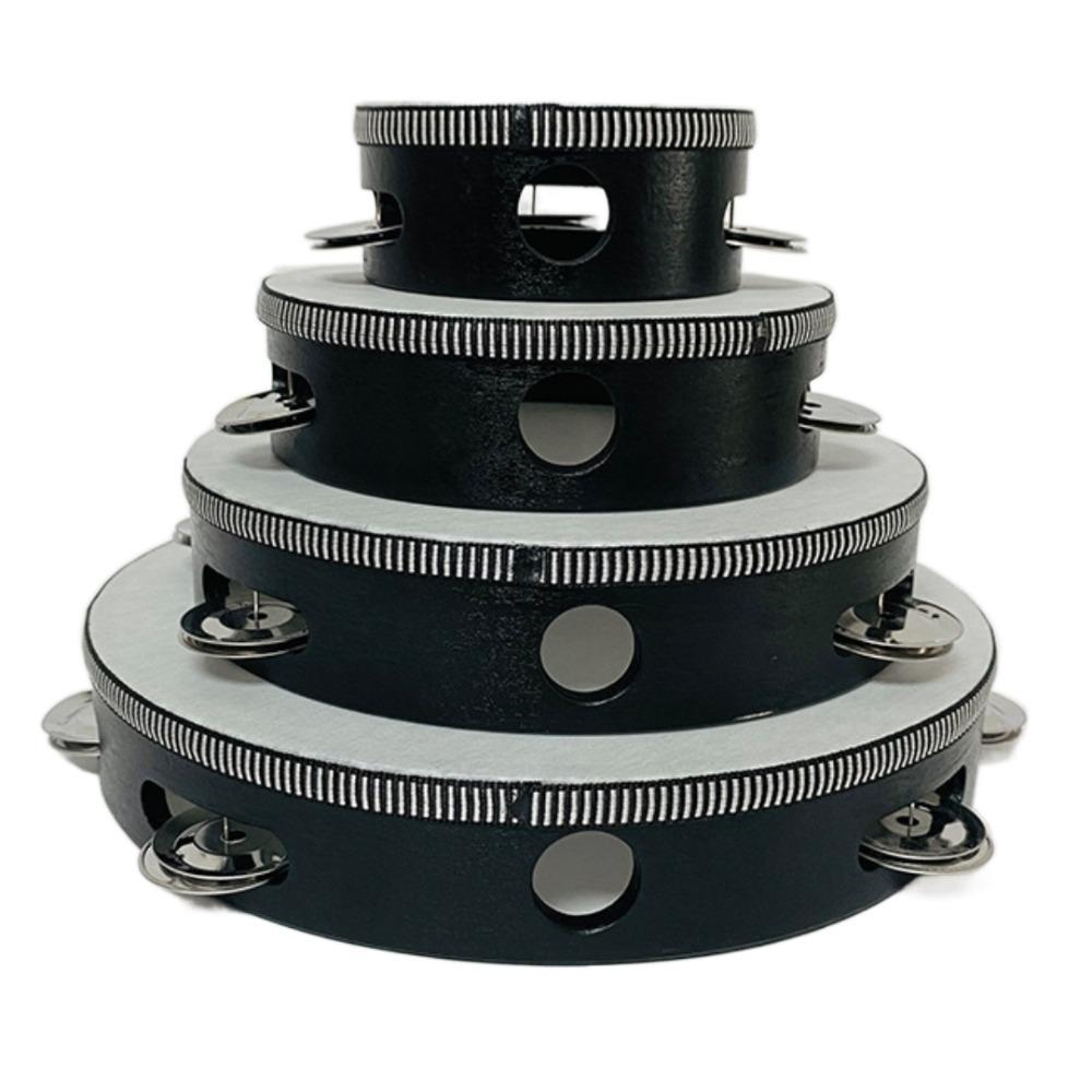 4/6/8/10 Inch Hand Held Drum Wooden Children Drum New Percussion Toy  For Party Games