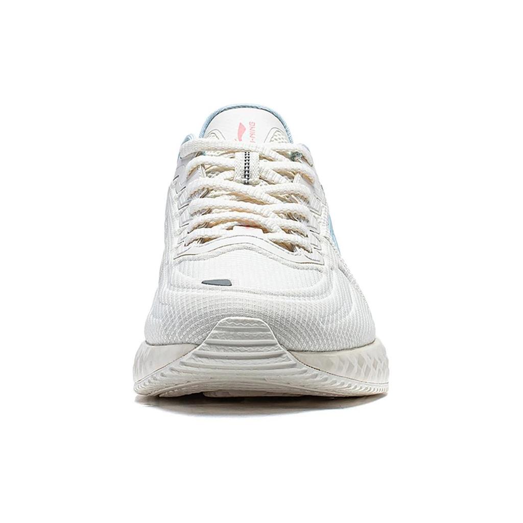 Li Ning Cloud Shield Dämpfung Reflektierend Rückprall Niedriger Schaft Laufschuhe Damen Ecru ARST058-3