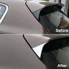 For Kia Sportage 4 2016 2017 2018   ABS Chrome Rear Window Spoiler Side Wing Triangle Cover Trim External Accessories