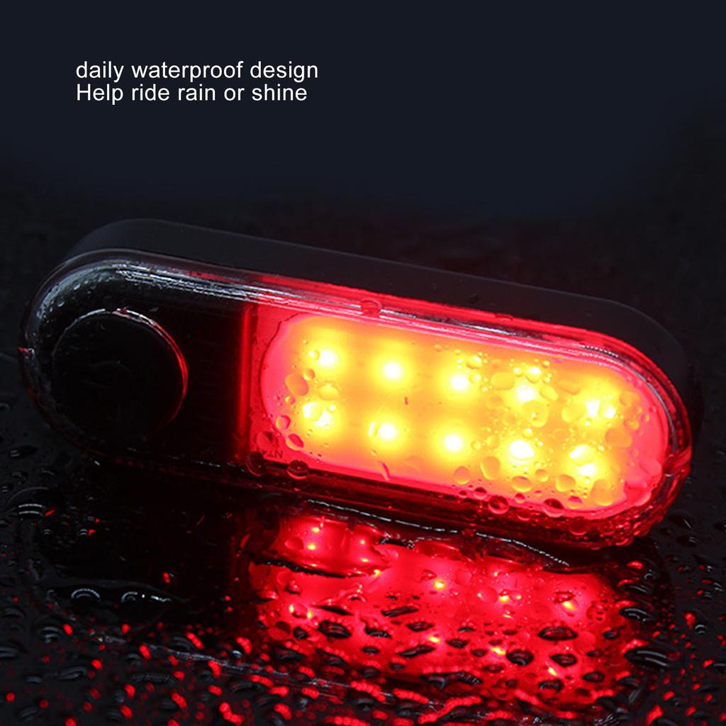 Clip On Flashlight Running Light Waterproof Safety Lights USB Rechargeable Warning Light COB 5 Gear Lights for Camping Hiking