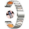 Cinturino QuickFit in Titanio + Silicone da 22/26 mm per Garmin Fenix 8 47/51 mm E 7 7X Pro 6 6X Cinturini per Tactix 8 Enduro 3 Braccialetto