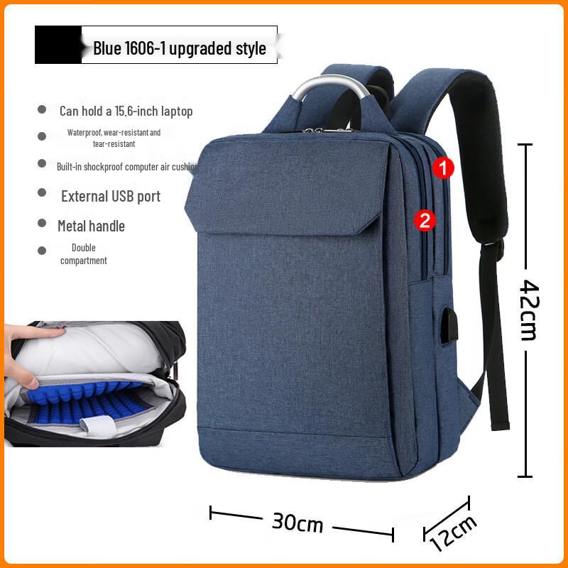 Li Shen Flip-top Nylon Laptop Backpack 45-55L
